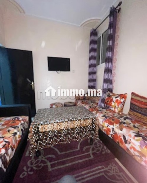 Location saisonnière à Mhamid. Surface totale 64 m². Salon traditionnel et système d'antenne parabolique - Vente Immobilier - Marrakech - photo 5