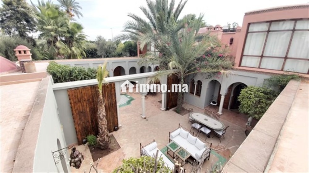 Villa RIAD / circuit PALMERAIE / terrain 1450 M2 - Vente Immobilier - Marrakech - photo 6