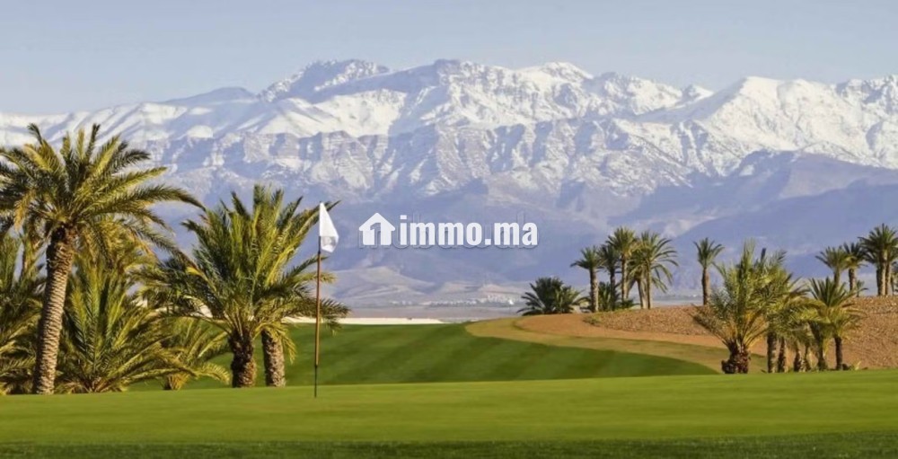 Grand terrain en front de golf à vendre à amelkis 2 - Vente Immobilier - Marrakech - photo 1