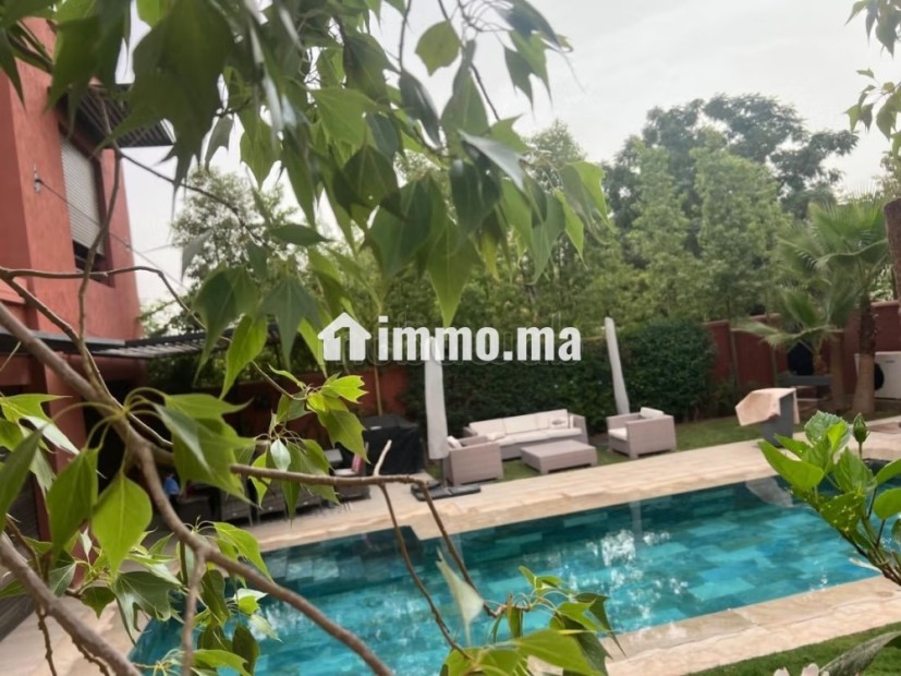 Almaaden: Villa Riad à louer VIDE, 4Ch, Piscine chauffée - Location Immobilier - Marrakech - photo 2