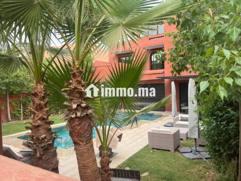 Almaaden: Villa Riad à louer VIDE, 4Ch, Piscine chauffée - Location Immobilier - Marrakech - photo 4