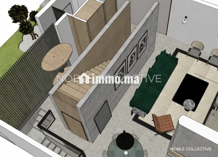 A Vendre Terrain de 200m² à Bouskoura - Vente Immobilier - Bouskoura - photo 8