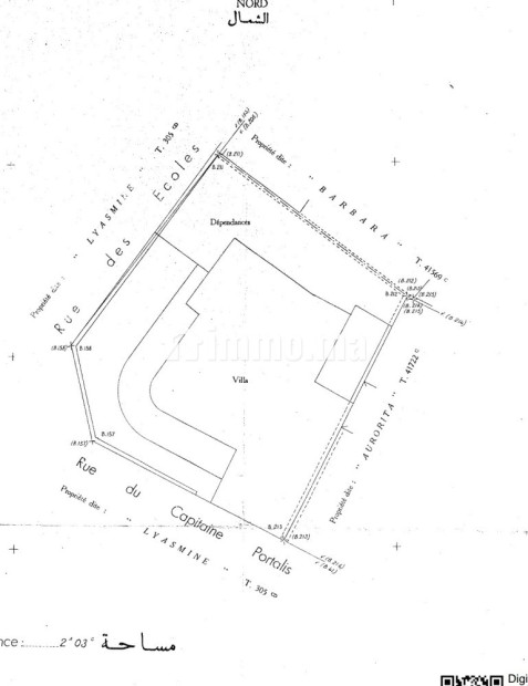 Terrain à vendre de 1200 m avec deux façades - Vente Immobilier - Casablanca - photo 1