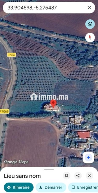 FERME AGRICOLE AVEC VILLA À VENDRE – AL HAJEB (ROUTE DE MEKNÈS, À GAUCHE) – KABILAT BNI MTIR - Vente Immobilier - El Hajeb - photo 1