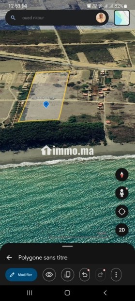 Vendre de terrain magnifique pied sur mer à Al Hoceima région Souani PK16 - Vente Immobilier - Al Hoceïma - photo 6
