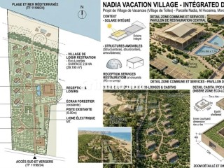 Vendre de terrain magnifique pied sur mer à Al Hoceima région Souani PK16 - Terrain à vendre - Al Hoceïma