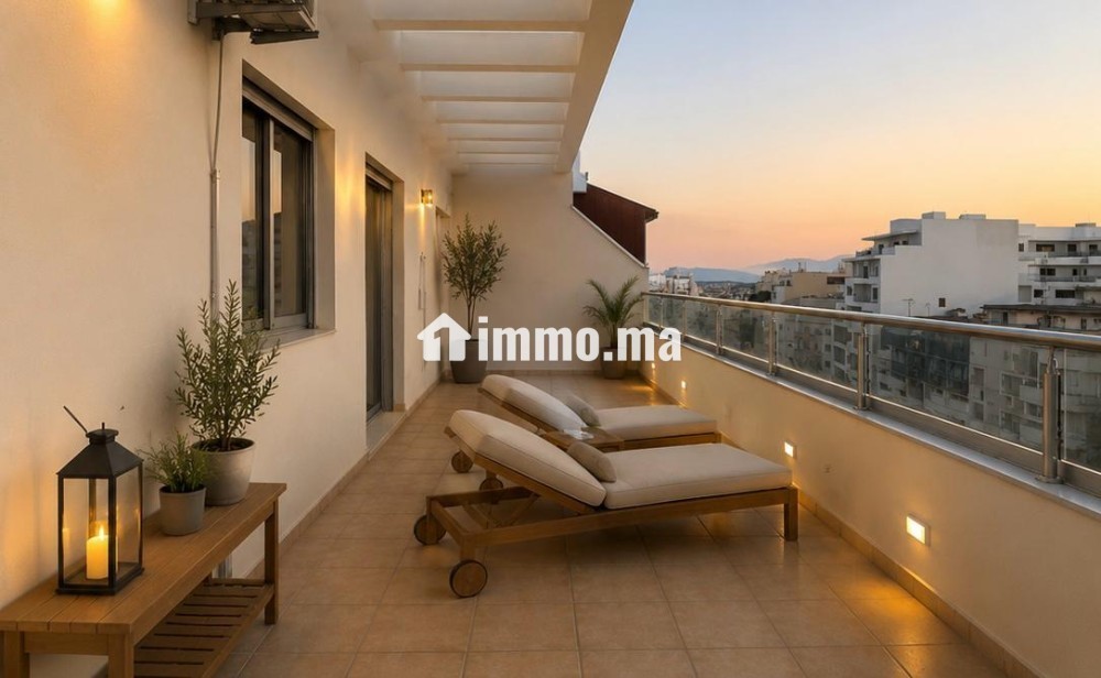 Bel appartement avec grande terrasse ensoleillé - Location Immobilier - Tanger - photo 4