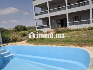 Ferme à vendre à tlate zyayda vu panoramique avec piscine 3 terrasse villa maisons de gardien - Terrain à vendre - Benslimane