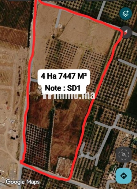 Bonne Affaire : Terrain Zone Villa SD1 – Route de Tahanaout - Vente Immobilier - Marrakech - photo 1
