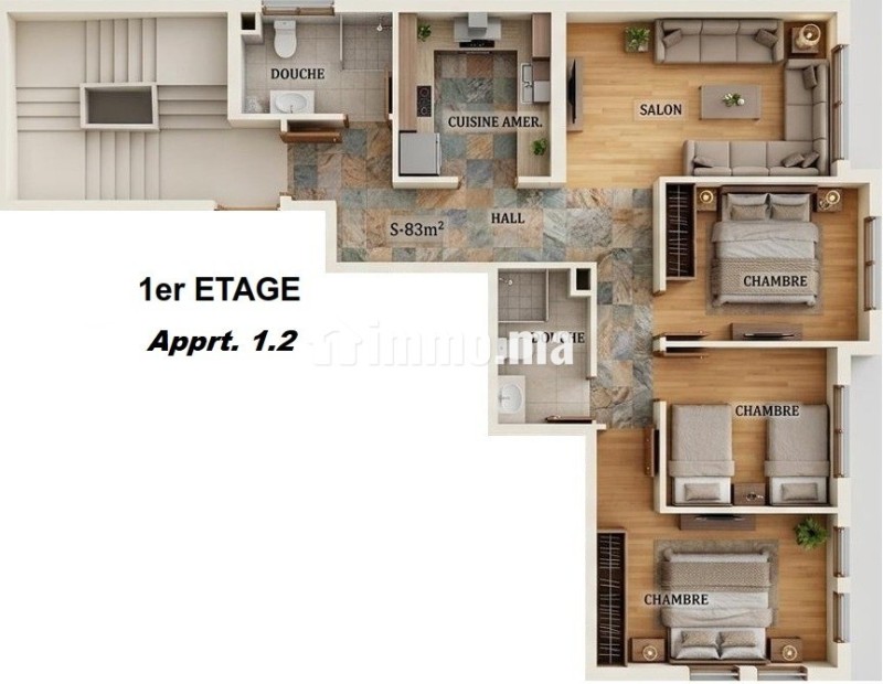 6 appartements neufs à Vendre à ASSILAH - Vente Immobilier - Asilah - photo 8