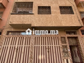 Maison composée en 2 étages + magasin + cave + terasse - Maison à vendre - Mediouna