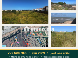 TERRAIN TITRÉ AVEC VUE SUR MER À VENDRE - Terrain à vendre - Sidi Rahal Chatai