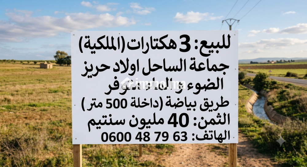 Terrains agricoles à vendre - Vente Immobilier - Berrechid - photo 1