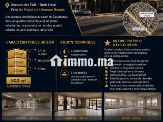 Magasin 800 m² Actif Commercial RARE de Prestige