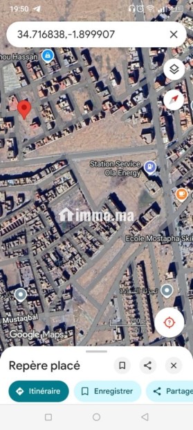 Lot terrain 210m deux façades lotissement - Vente Immobilier - Oujda - photo 2