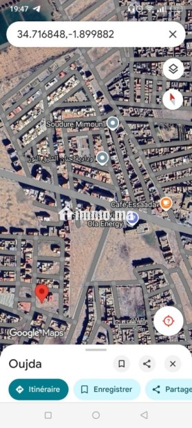 Lot terrain 210m deux façades lotissement - Vente Immobilier - Oujda - photo 5
