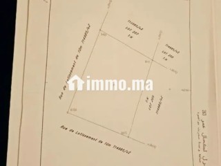 Lot terrain 210m deux façades lotissement - Terrain à vendre - Oujda