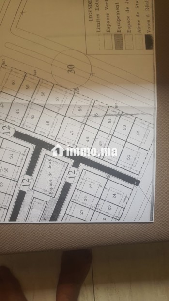 Lot de terrain 330m² en zone villa - Vente Immobilier - Casablanca - photo 1