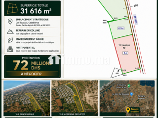 A vendre terrain Dar Bouazza - Terrain à vendre - Casablanca