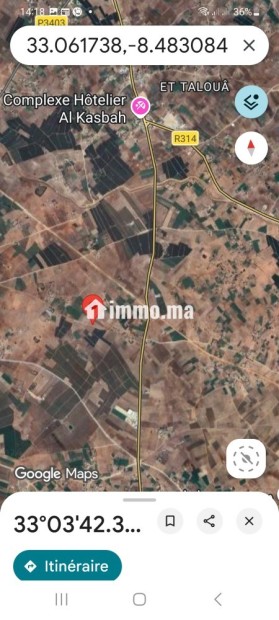 Terrain titré 14000 m2 - Vente Immobilier - El Jadida - photo 2