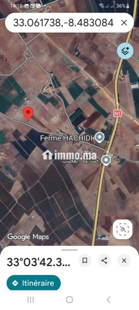 Terrain titré 14000 m2 - Vente Immobilier - El Jadida - photo 3