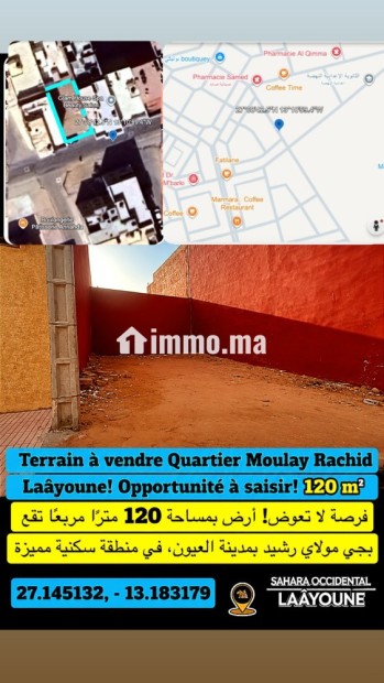 Terrain d'exception 120 m² My Rachid - Vente Immobilier - Laayoune - photo 2