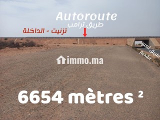 أرض محفظة على طريق أكلو القديمة - Terrain à vendre - Tiznit