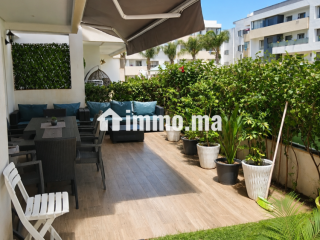À LOUER À PARADISE BEACH – GRAND JARDIN PRIVÉ FACE À LA PISCINE, À QUELQUES PAS DE LA MER - Appartement Location Vacances - El Mansouria