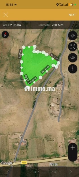 Terrain agricole titré 3,95 Ha - Non loti - Vente Immobilier - Beni Mellal - photo 3