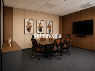 Bureau à louer bien équipé avec 3 place au garage - Bureau à louer - Casablanca