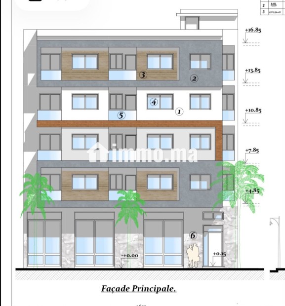 قطعة أرض محفظة بمساحة 241 متر مربع مع مشروع بناء - Vente Immobilier - Tanger - photo 2