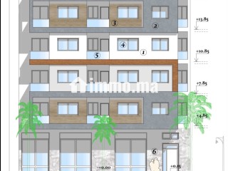 قطعة أرض محفظة بمساحة 241 متر مربع مع مشروع بناء - Terrain à vendre - Tanger