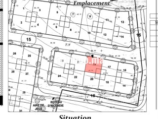 قطعة أرض محفظة بمساحة 241 متر مربع مع مشروع بناء - Terrain à vendre - Tanger