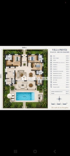 Terrain 399 m² à vendre à Marrakech avec plan autorisé pour villa - Vente Immobilier - Marrakech - photo 2
