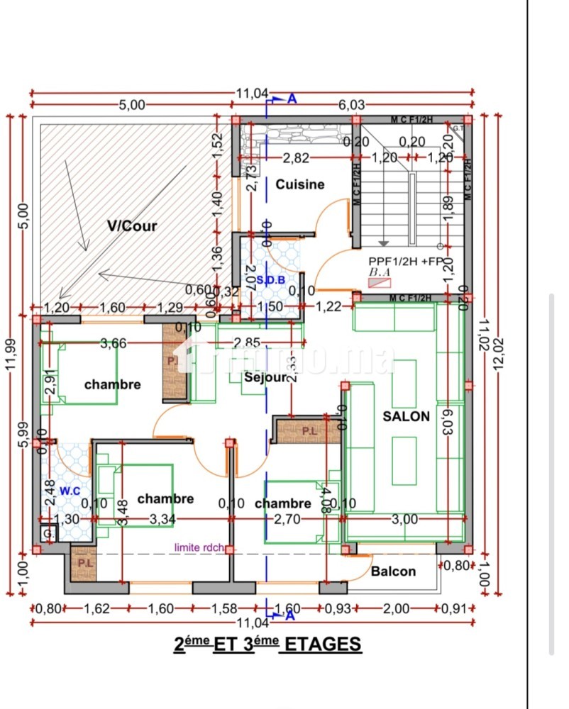 بيع بقعة تشاركية 120 متر مربع - Terrain à vendre - Benslimane