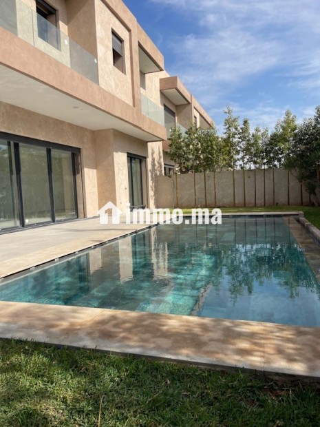 Villa neuve vide 4 ch piscine à louer Marrakech - Location Immobilier - Marrakech - photo 2