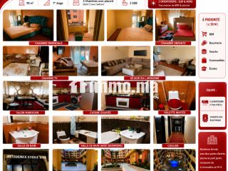 Je propose à la location un appartement meublé de haut standing à Hay Mabrouka, Marrakech. - Appartement à louer - Marrakech