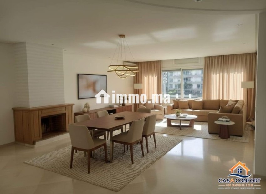 Location Appartement 3 chambres vide de 178 m² en longue durée Racine Casablanca - Location Immobilier - Casablanca - photo 2