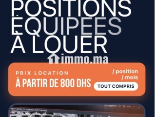 Plateau 60 positions Anfa 204m2 - À partir de 800 Dhs/position équipée - Dispo immédiate - 0698050690 - Bureau à louer - Casablanca