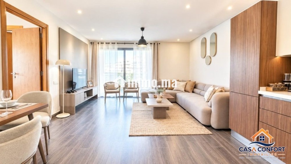 Location longue durée Studio de luxe meublé de 60 m² à la Marina, Casablanca - Location Immobilier - Casablanca - photo 1