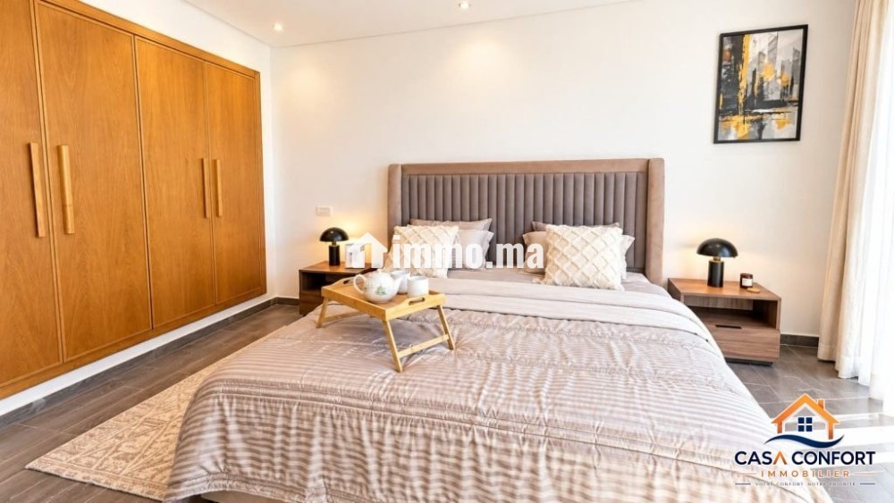 Location longue durée Studio de luxe meublé de 60 m² à la Marina, Casablanca - Location Immobilier - Casablanca - photo 5