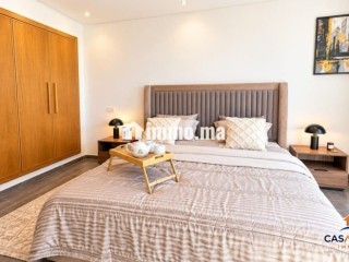 Location longue durée Studio de luxe meublé de 60 m² à la Marina, Casablanca - Appartement à louer - Casablanca