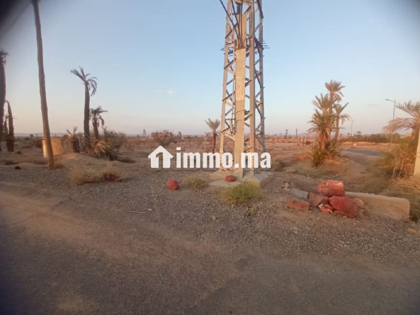 Terrain Titré Constructible À Vendre sur rte Bab Atlas - Vente Immobilier - Marrakech - photo 3