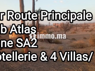 Terrain Titré Constructible À Vendre sur rte Bab Atlas - Villa à vendre - Marrakech