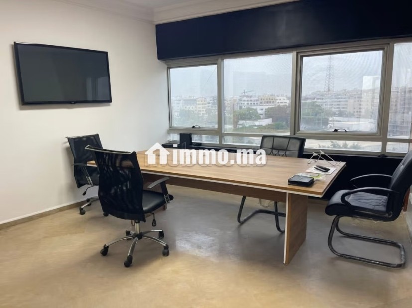 Bureau équipé à louer sur bd ghandi 90m - Location Immobilier - Casablanca - photo 1