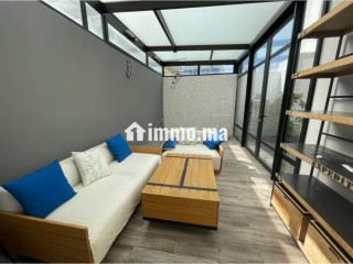 Appartement meublé terrasse à la location à Racine - Appartement à louer - Casablanca