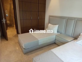 Location d'un appartement à Casablanca Finance City. 3 chambres. Bien meublé - Appartement à louer - Casablanca