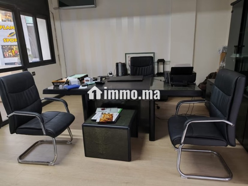 Bureau 87m2 à louer équipé Maarif face zara - Location Immobilier - Casablanca - photo 5