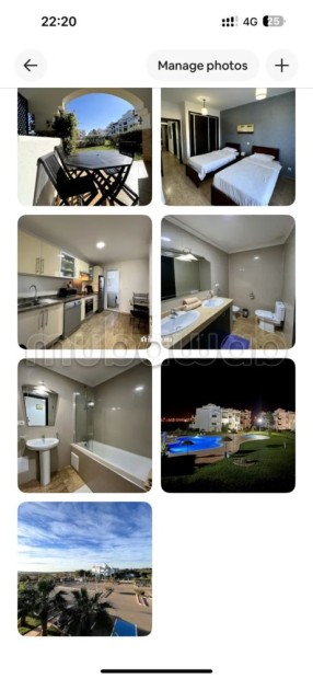Location d'un appartement à Saïdia. 2 belles chambres. Jardin et ascenseur - Vente Immobilier - Autre - photo 1