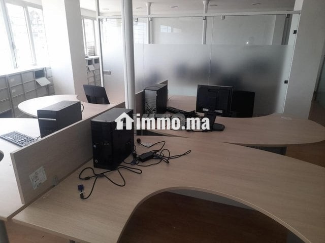Plateau equipe open space 120m a loue bd zerktouni - Location Immobilier - Casablanca - photo 2